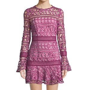 peplum mesh dress AKIRA Princess Peplum Mini Dress | White
